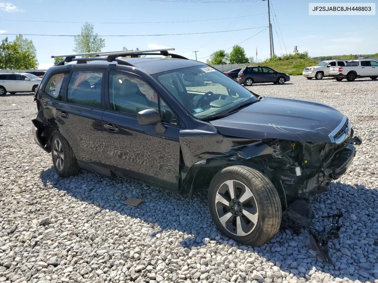 2018 Subaru Forester 2.5I VIN: JF2SJABC8JH448803 Lot: 53642244