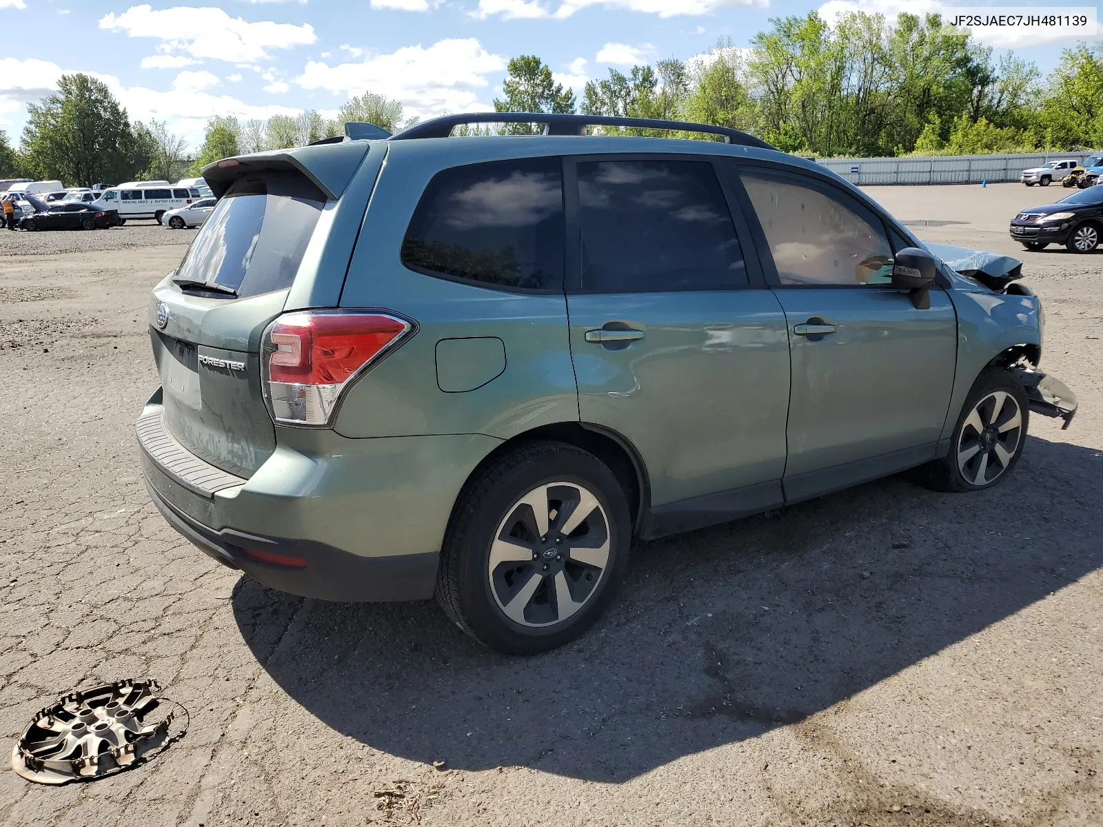 2018 Subaru Forester 2.5I Premium VIN: JF2SJAEC7JH481139 Lot: 57155984