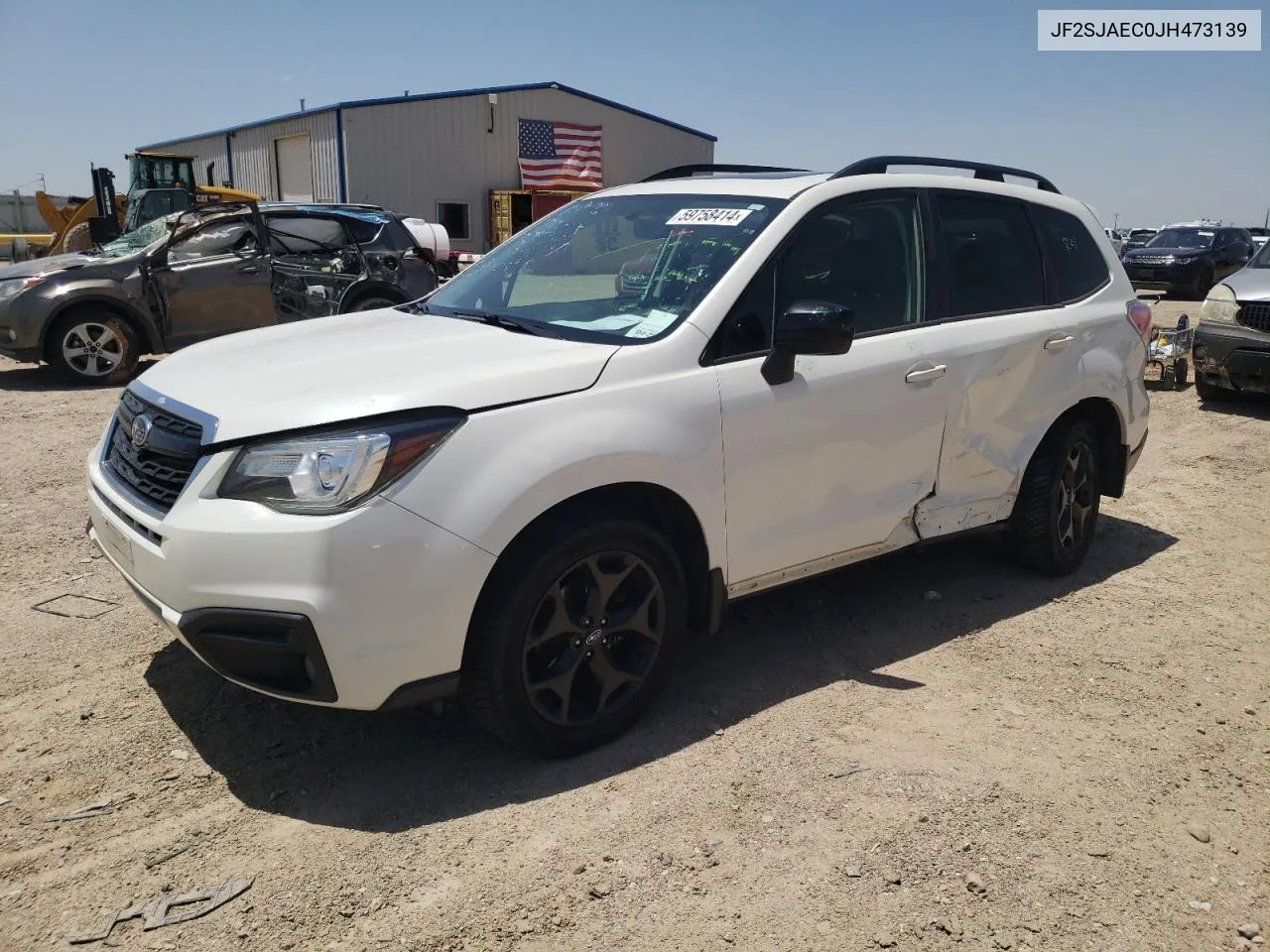 2018 Subaru Forester 2.5I Premium VIN: JF2SJAEC0JH473139 Lot: 59758414