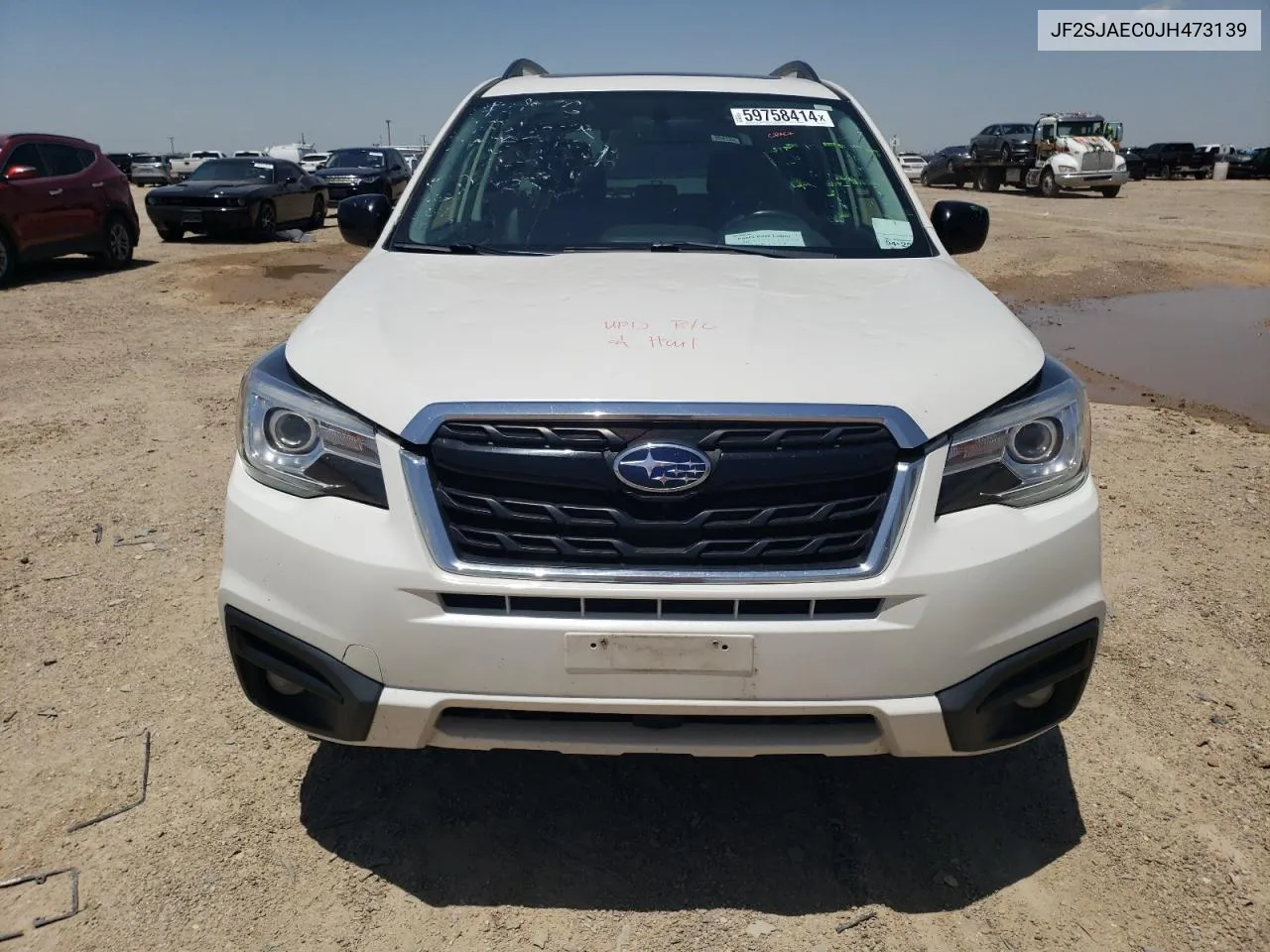 2018 Subaru Forester 2.5I Premium VIN: JF2SJAEC0JH473139 Lot: 59758414