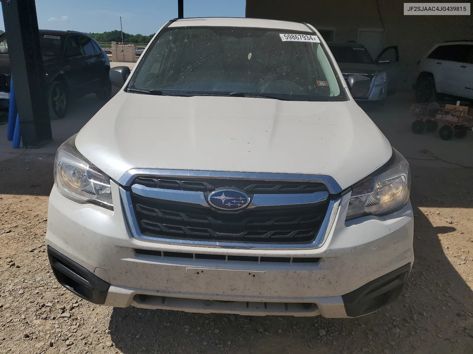 2018 Subaru Forester 2.5I VIN: JF2SJAAC4JG439815 Lot: 59867934