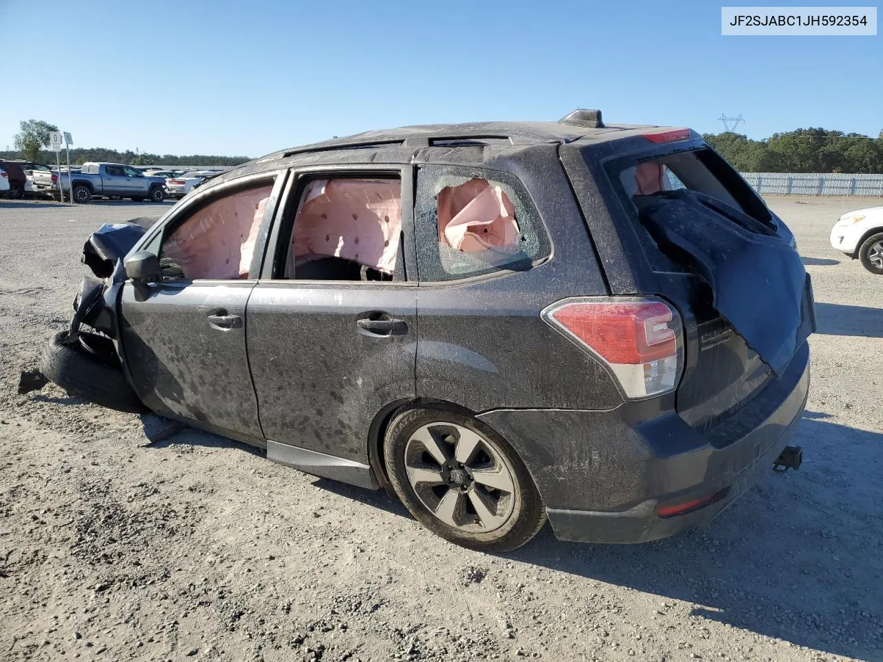 2018 Subaru Forester 2.5I VIN: JF2SJABC1JH592354 Lot: 61112814