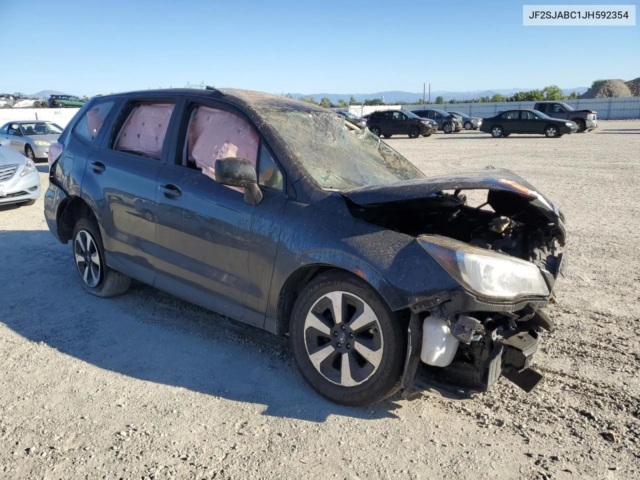 2018 Subaru Forester 2.5I VIN: JF2SJABC1JH592354 Lot: 61112814