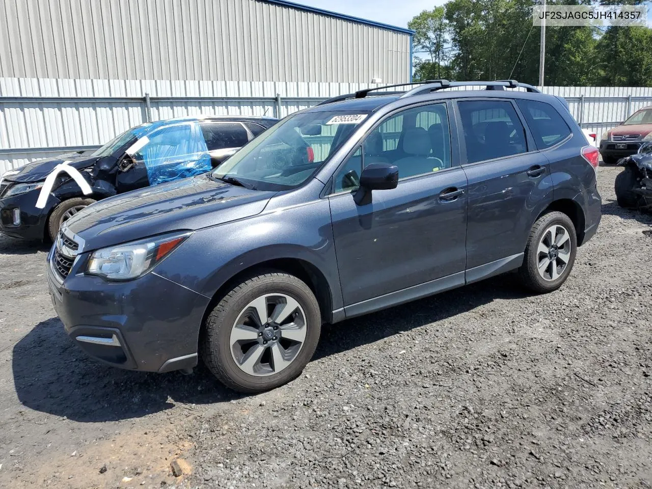 2018 Subaru Forester 2.5I Premium VIN: JF2SJAGC5JH414357 Lot: 62953304