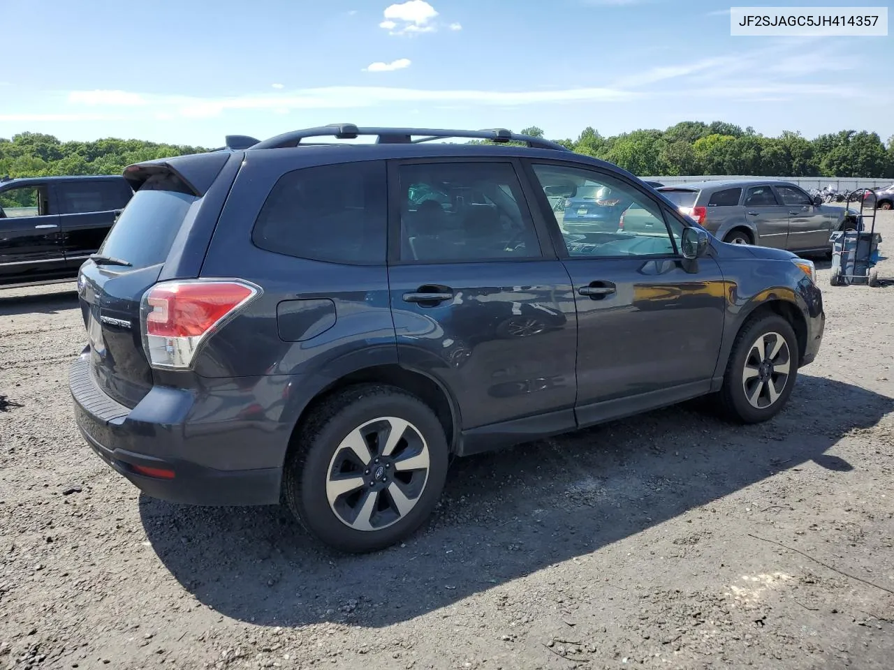 2018 Subaru Forester 2.5I Premium VIN: JF2SJAGC5JH414357 Lot: 62953304