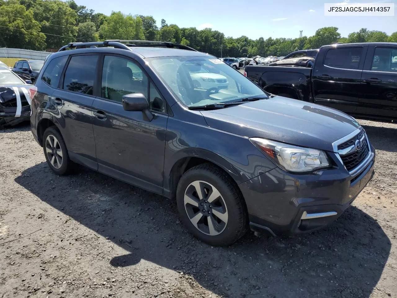 2018 Subaru Forester 2.5I Premium VIN: JF2SJAGC5JH414357 Lot: 62953304