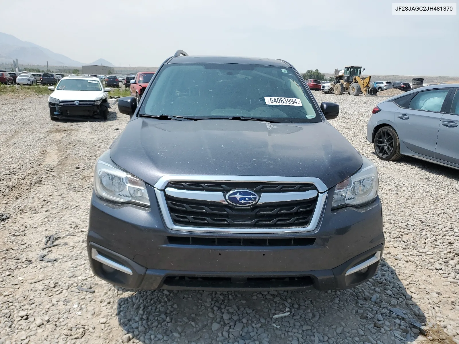 2018 Subaru Forester 2.5I Premium VIN: JF2SJAGC2JH481370 Lot: 64063994