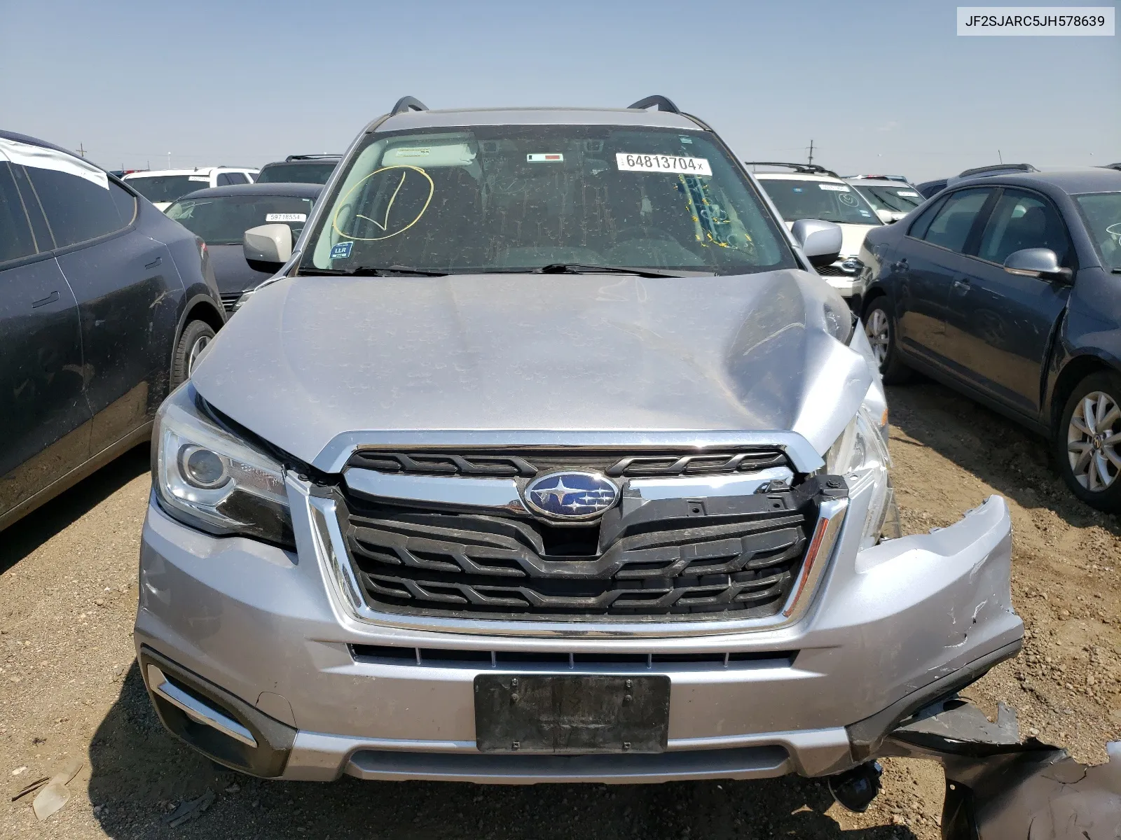 2018 Subaru Forester 2.5I Limited VIN: JF2SJARC5JH578639 Lot: 64813704