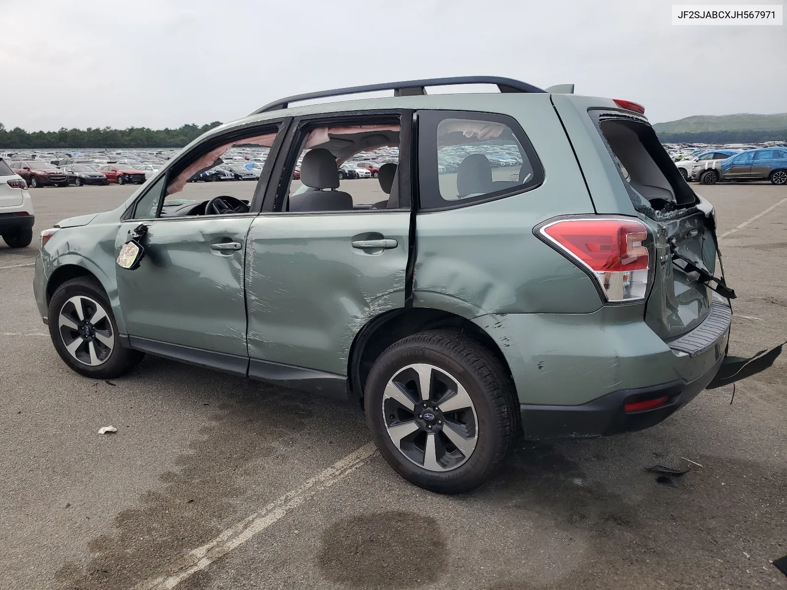 2018 Subaru Forester 2.5I VIN: JF2SJABCXJH567971 Lot: 65637884