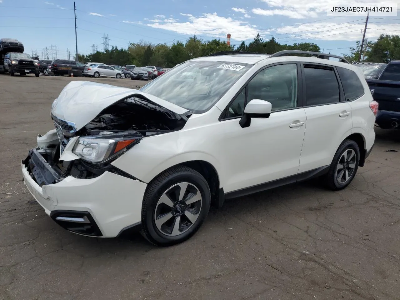 2018 Subaru Forester 2.5I Premium VIN: JF2SJAEC7JH414721 Lot: 67772144