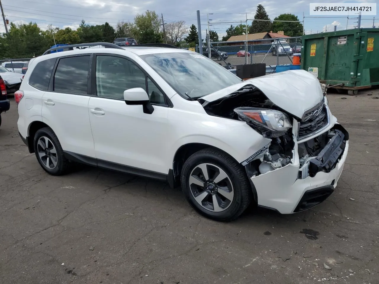 2018 Subaru Forester 2.5I Premium VIN: JF2SJAEC7JH414721 Lot: 67772144