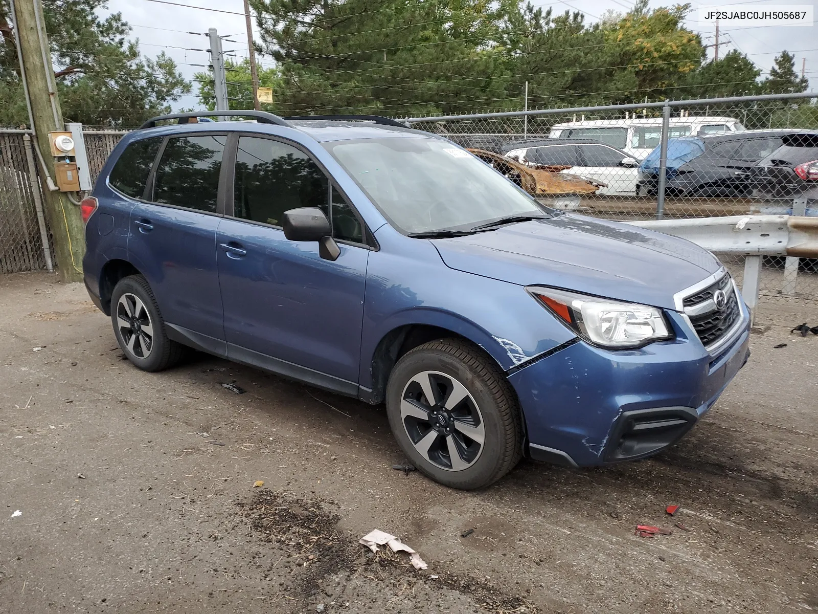 2018 Subaru Forester 2.5I VIN: JF2SJABC0JH505687 Lot: 68111694