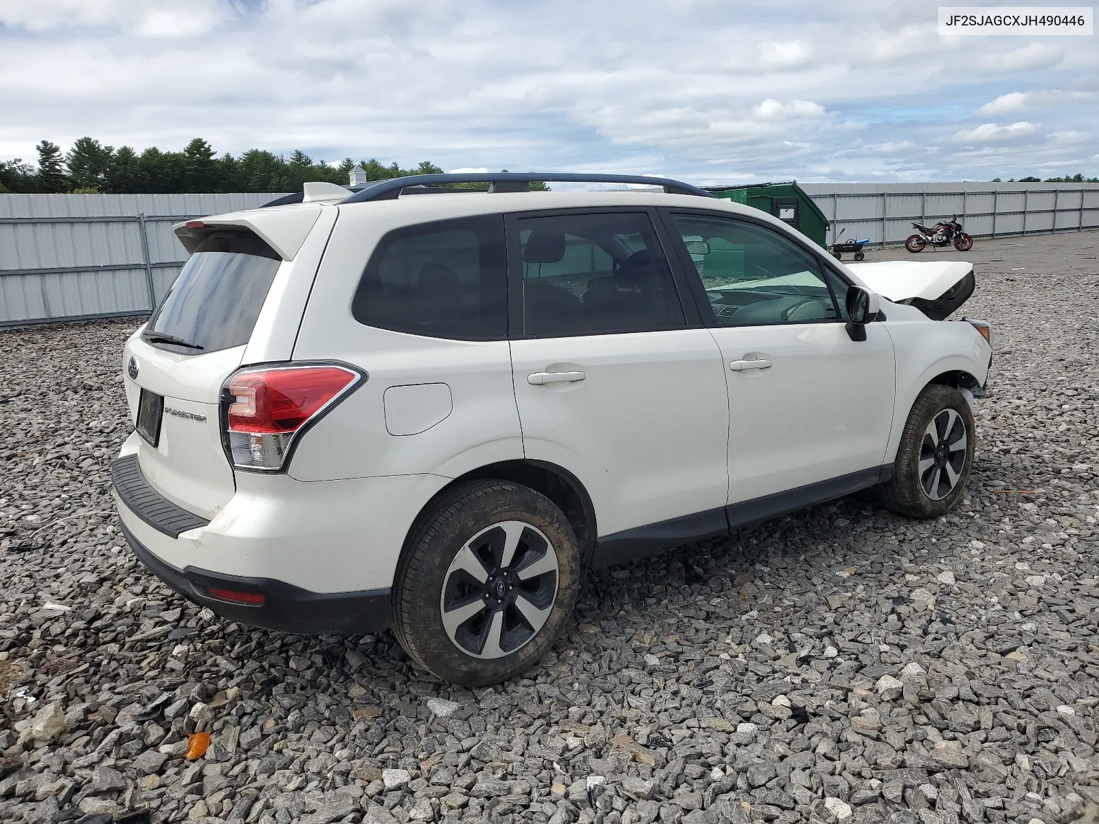 2018 Subaru Forester 2.5I Premium VIN: JF2SJAGCXJH490446 Lot: 68300734