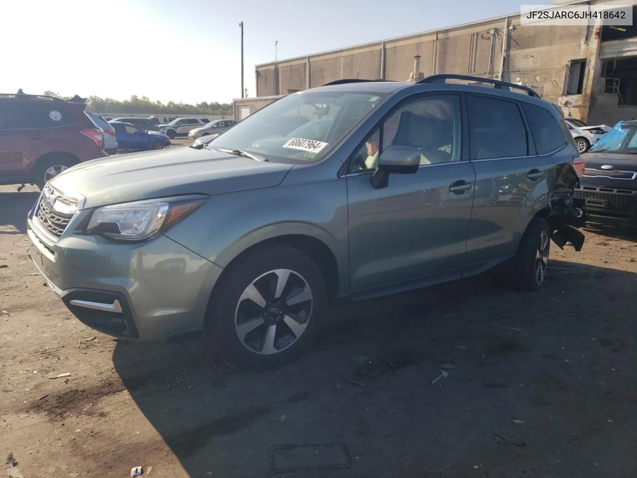 2018 Subaru Forester 2.5I Limited VIN: JF2SJARC6JH418642 Lot: 68607964