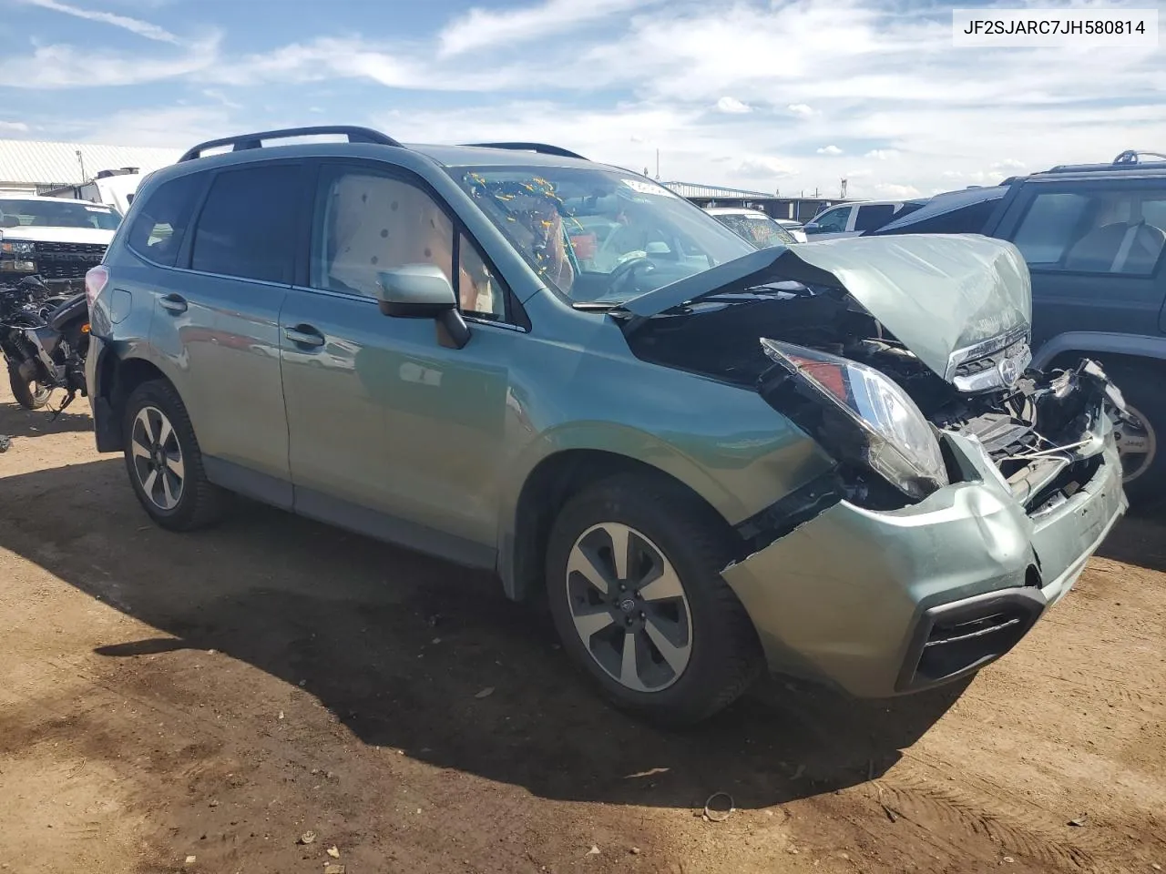 2018 Subaru Forester 2.5I Limited VIN: JF2SJARC7JH580814 Lot: 69474544