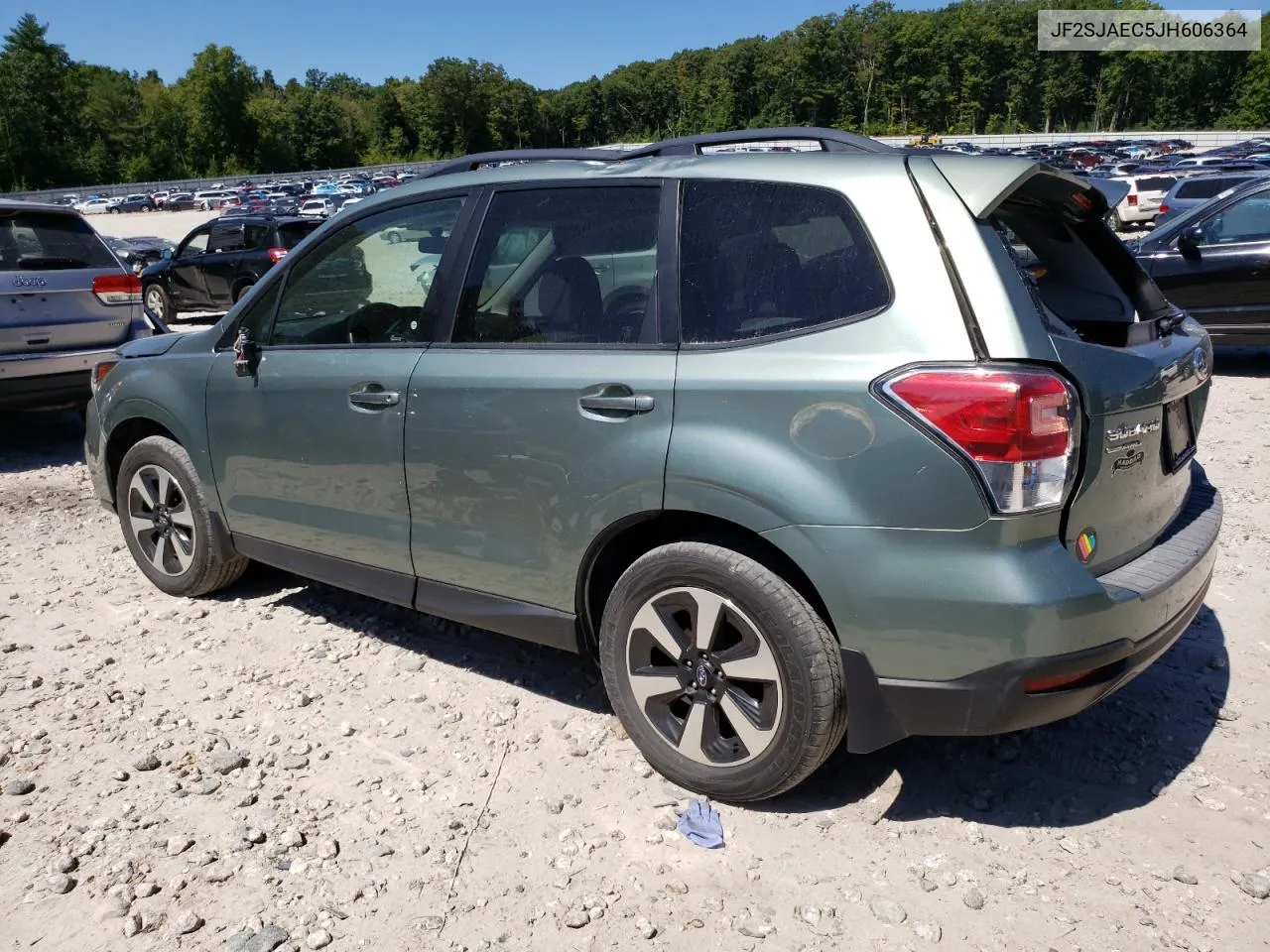 2018 Subaru Forester 2.5I Premium VIN: JF2SJAEC5JH606364 Lot: 69589744