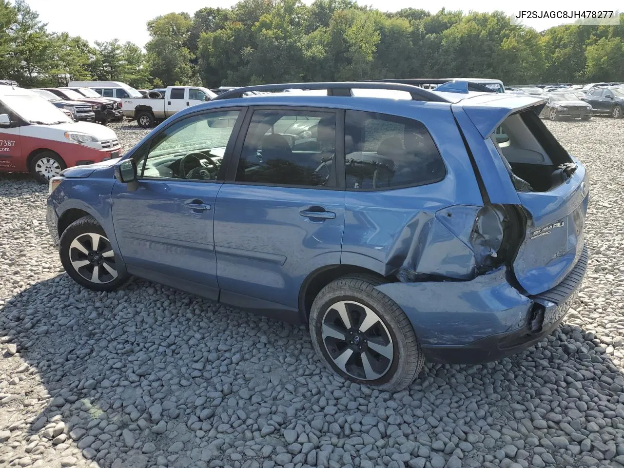 2018 Subaru Forester 2.5I Premium VIN: JF2SJAGC8JH478277 Lot: 69632384