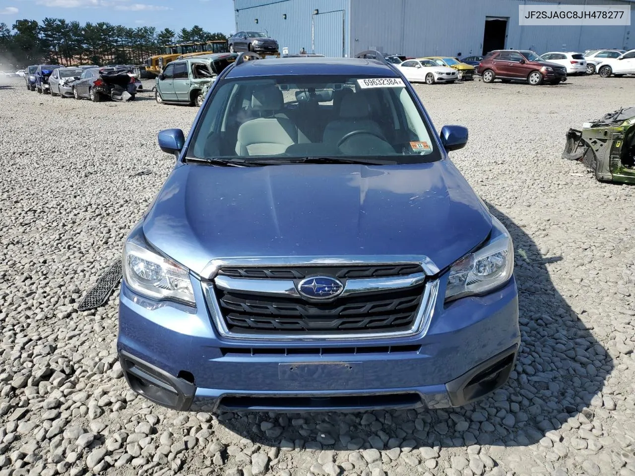 2018 Subaru Forester 2.5I Premium VIN: JF2SJAGC8JH478277 Lot: 69632384