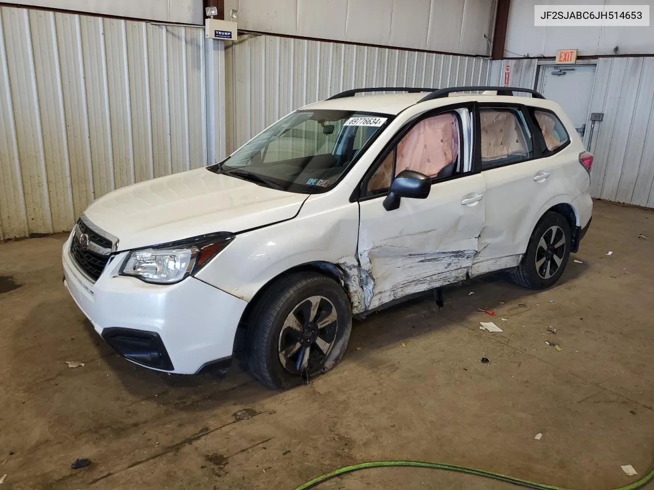 2018 Subaru Forester 2.5I VIN: JF2SJABC6JH514653 Lot: 69776634