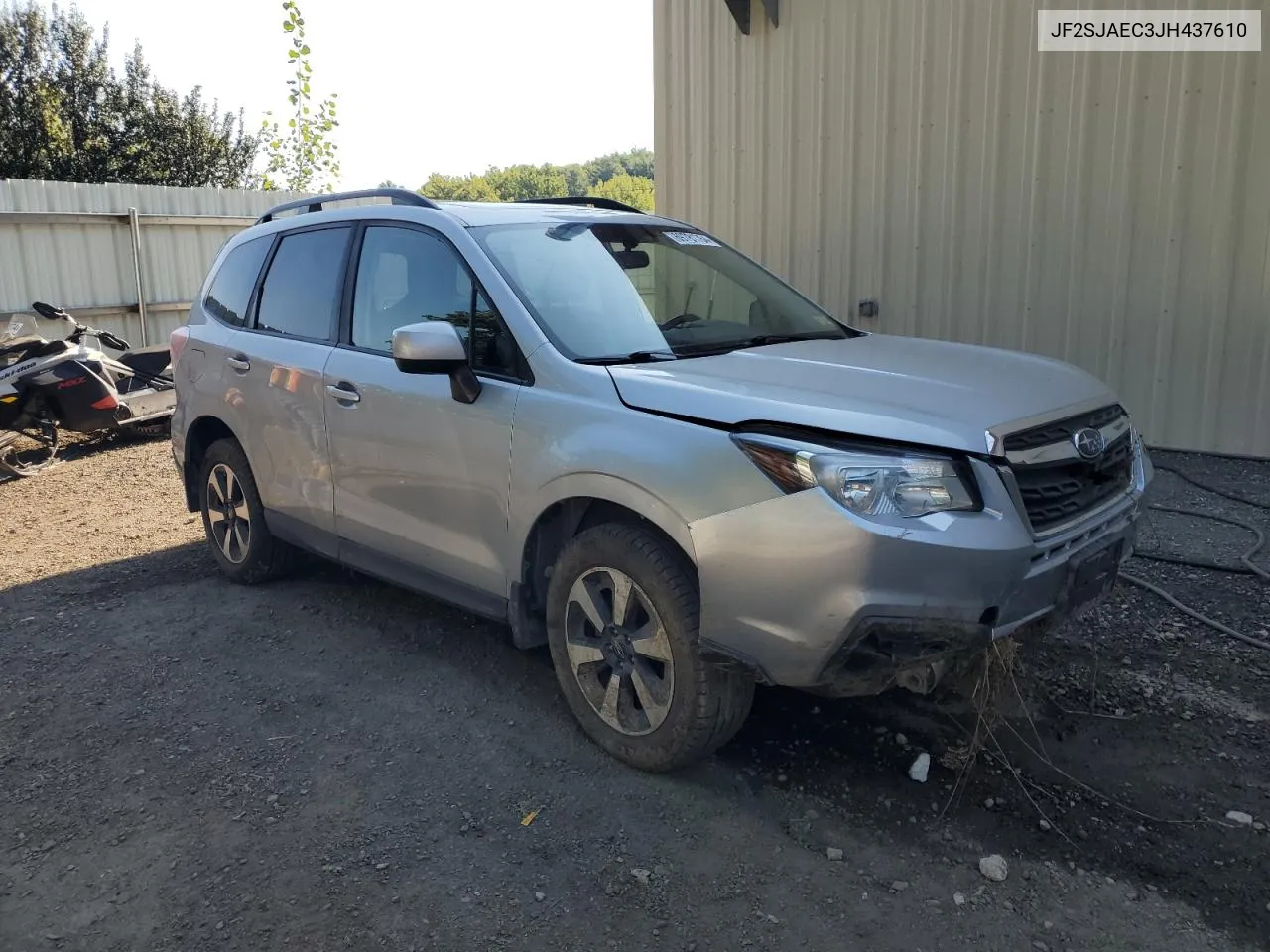 2018 Subaru Forester 2.5I Premium VIN: JF2SJAEC3JH437610 Lot: 69781764