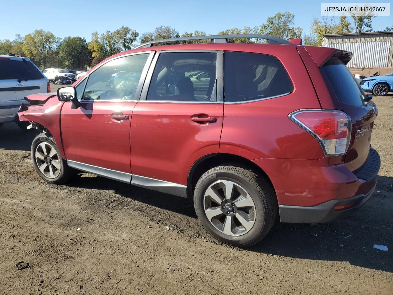 2018 Subaru Forester 2.5I Limited VIN: JF2SJAJC1JH542667 Lot: 69915134