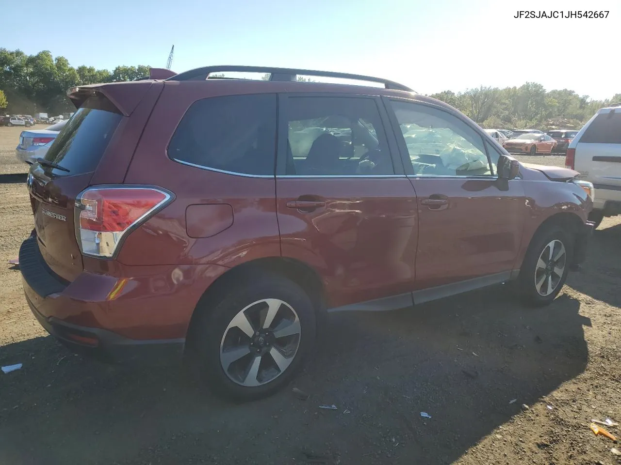 2018 Subaru Forester 2.5I Limited VIN: JF2SJAJC1JH542667 Lot: 69915134