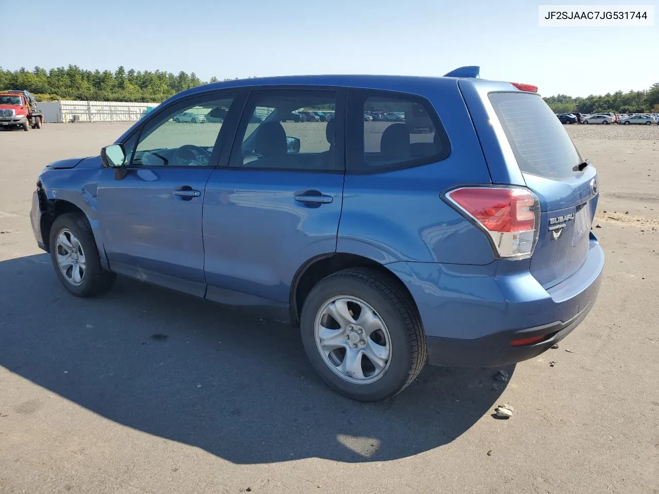 2018 Subaru Forester 2.5I VIN: JF2SJAAC7JG531744 Lot: 70167374