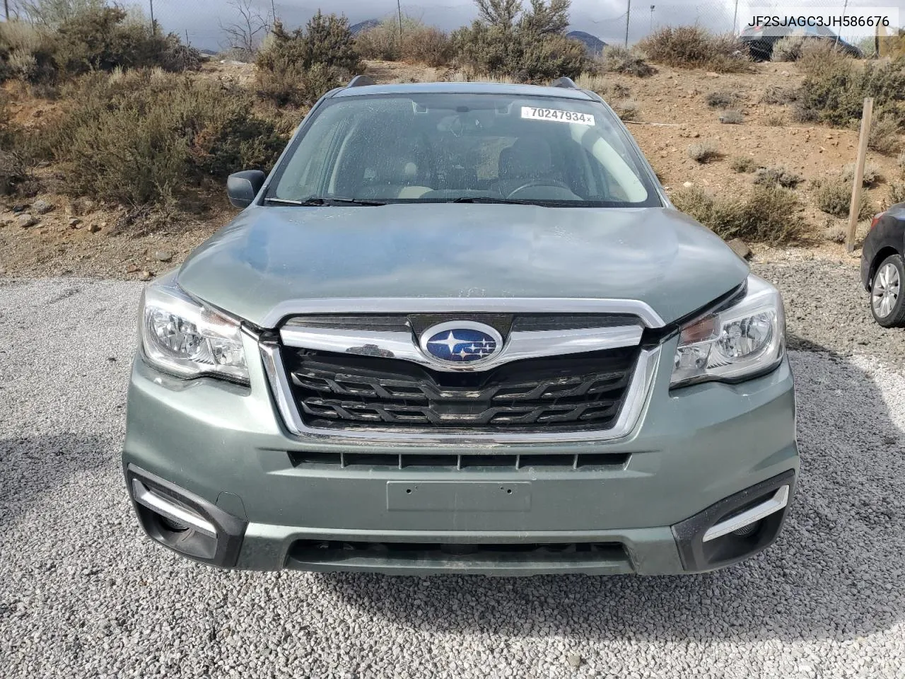 2018 Subaru Forester 2.5I Premium VIN: JF2SJAGC3JH586676 Lot: 70247934