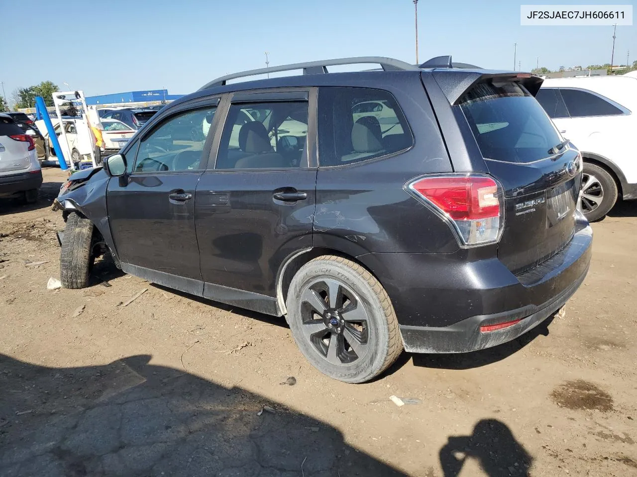 2018 Subaru Forester 2.5I Premium VIN: JF2SJAEC7JH606611 Lot: 70254544