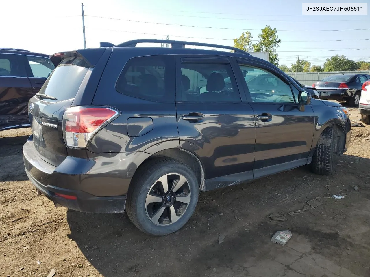 2018 Subaru Forester 2.5I Premium VIN: JF2SJAEC7JH606611 Lot: 70254544