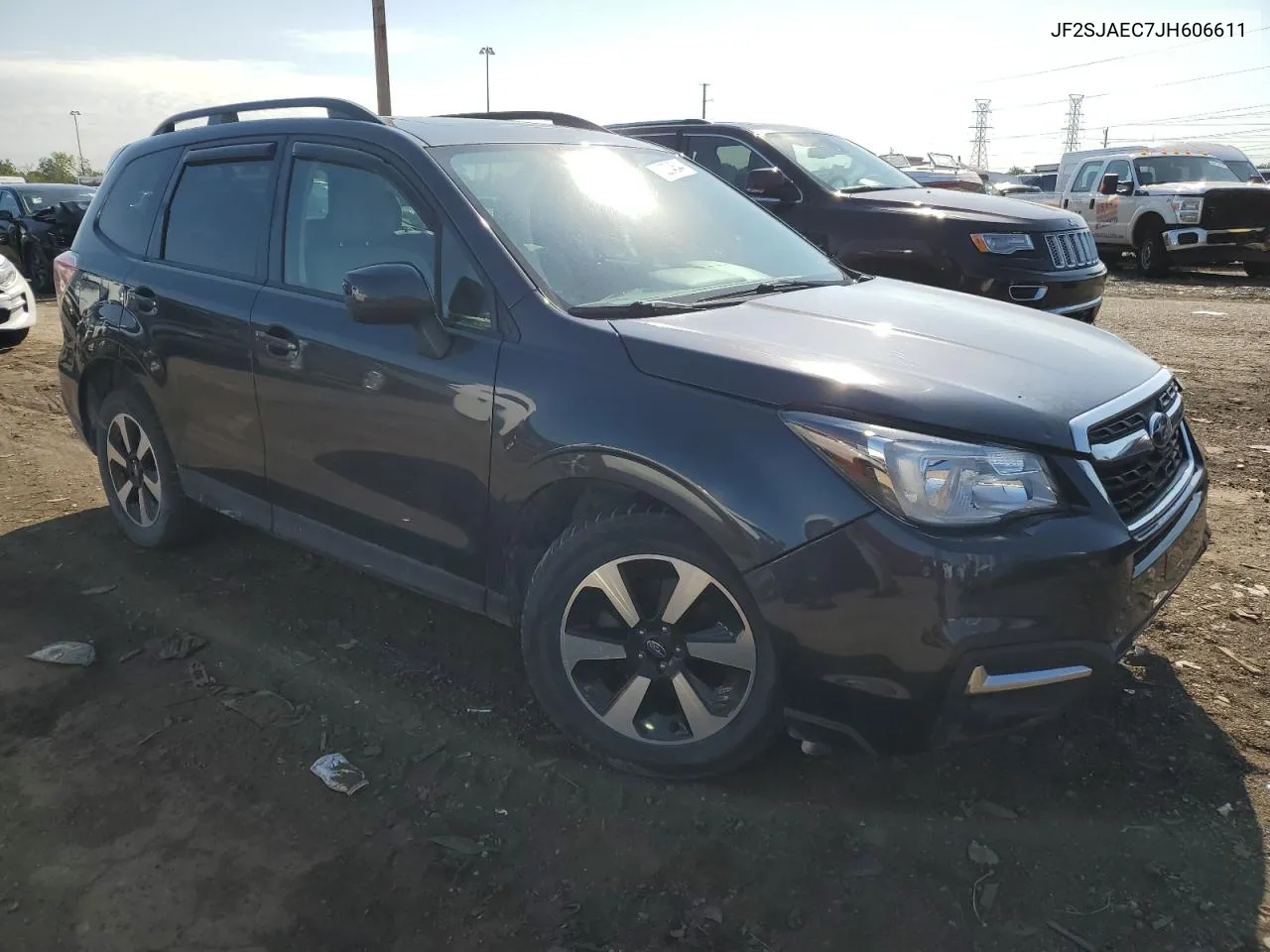 2018 Subaru Forester 2.5I Premium VIN: JF2SJAEC7JH606611 Lot: 70254544