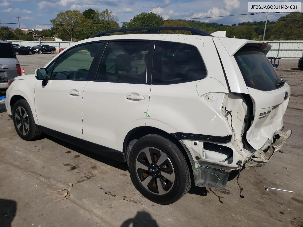 2018 Subaru Forester 2.5I Premium VIN: JF2SJAGC3JH424031 Lot: 70694864