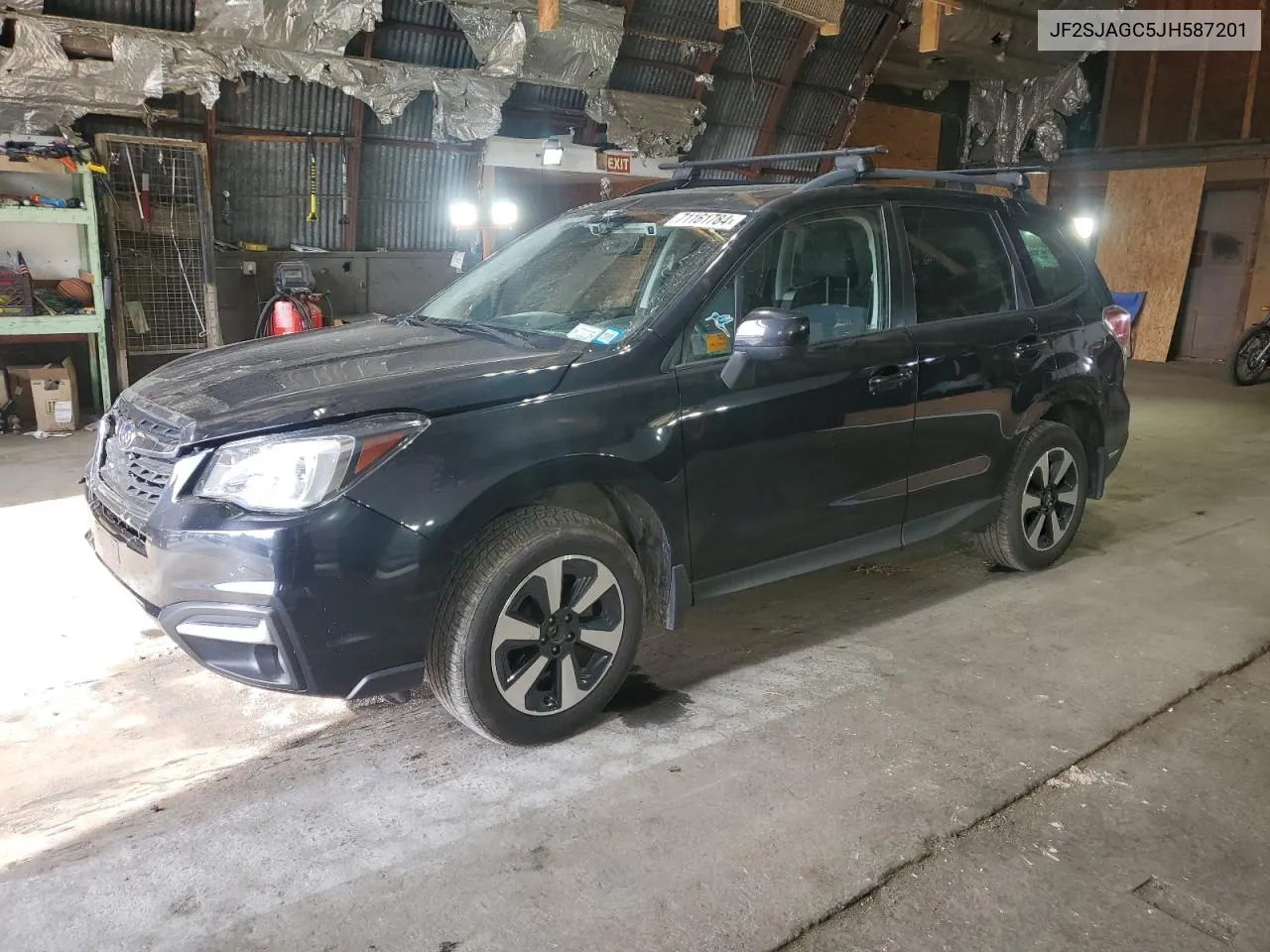 2018 Subaru Forester 2.5I Premium VIN: JF2SJAGC5JH587201 Lot: 71161784