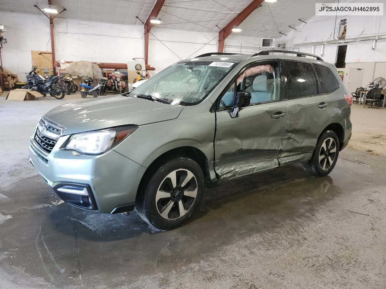 2018 Subaru Forester 2.5I Premium VIN: JF2SJAGC9JH462895 Lot: 71313064