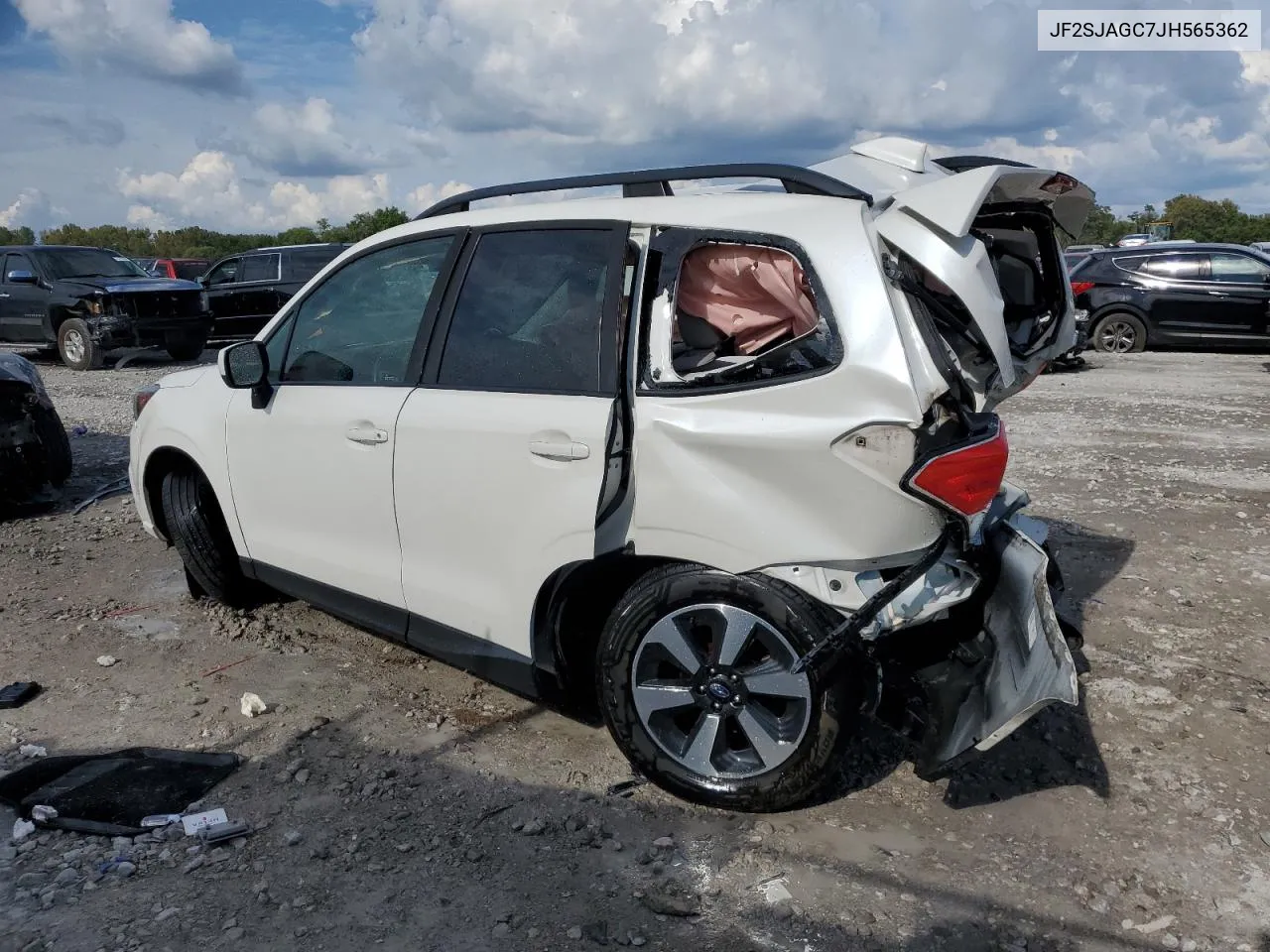 2018 Subaru Forester 2.5I Premium VIN: JF2SJAGC7JH565362 Lot: 71596444