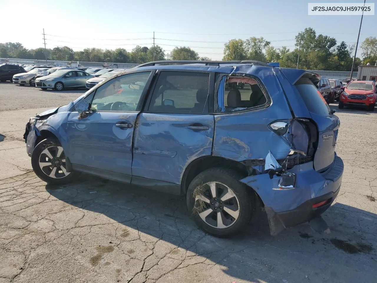 2018 Subaru Forester 2.5I Premium VIN: JF2SJAGC9JH597925 Lot: 71597824