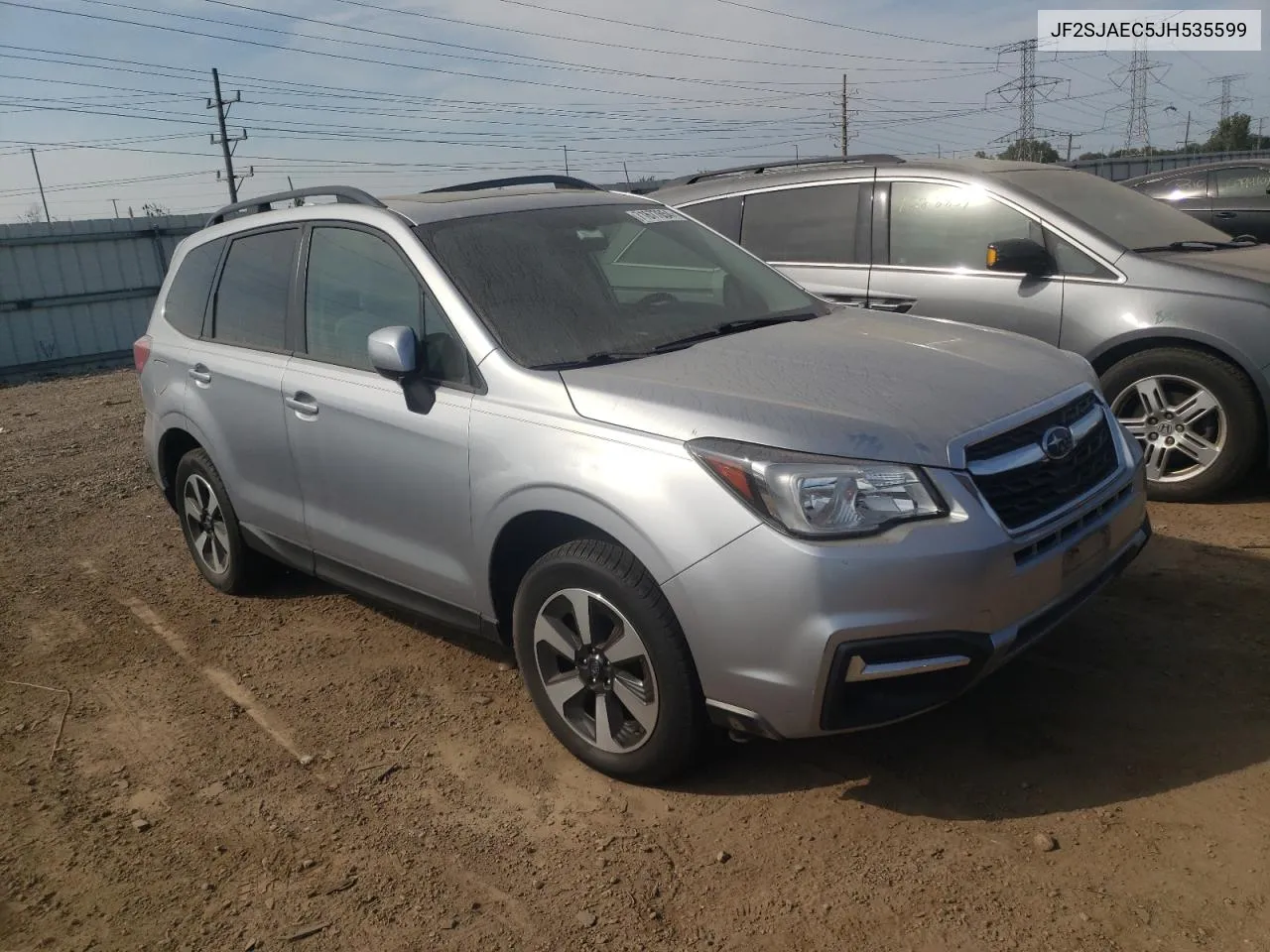 2018 Subaru Forester 2.5I Premium VIN: JF2SJAEC5JH535599 Lot: 71677654