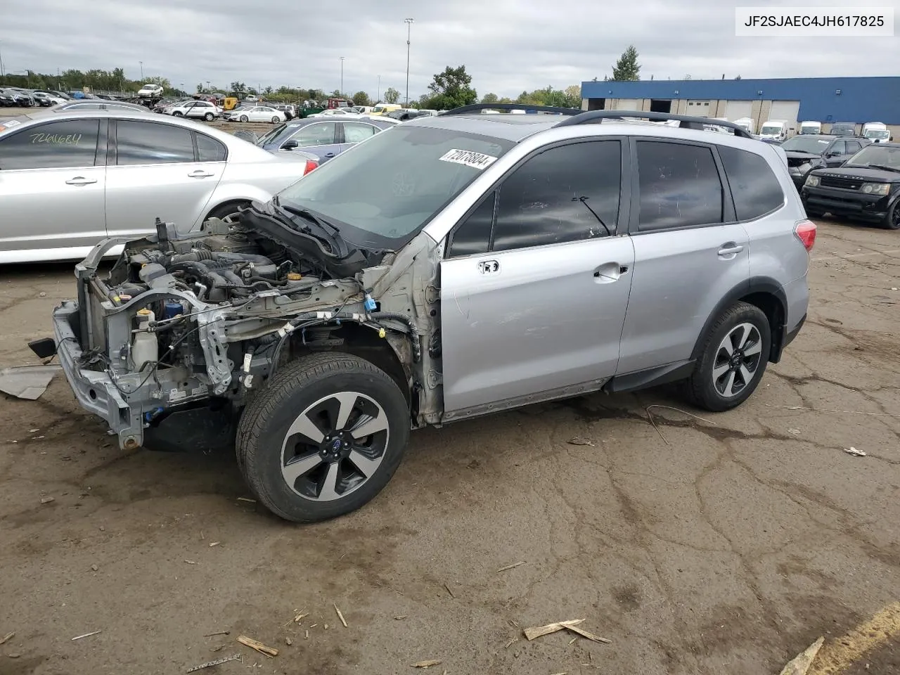 2018 Subaru Forester 2.5I Premium VIN: JF2SJAEC4JH617825 Lot: 72070804