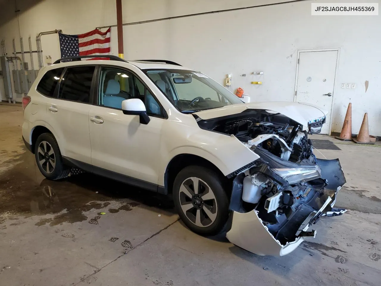 2018 Subaru Forester 2.5I Premium VIN: JF2SJAGC8JH455369 Lot: 72147314