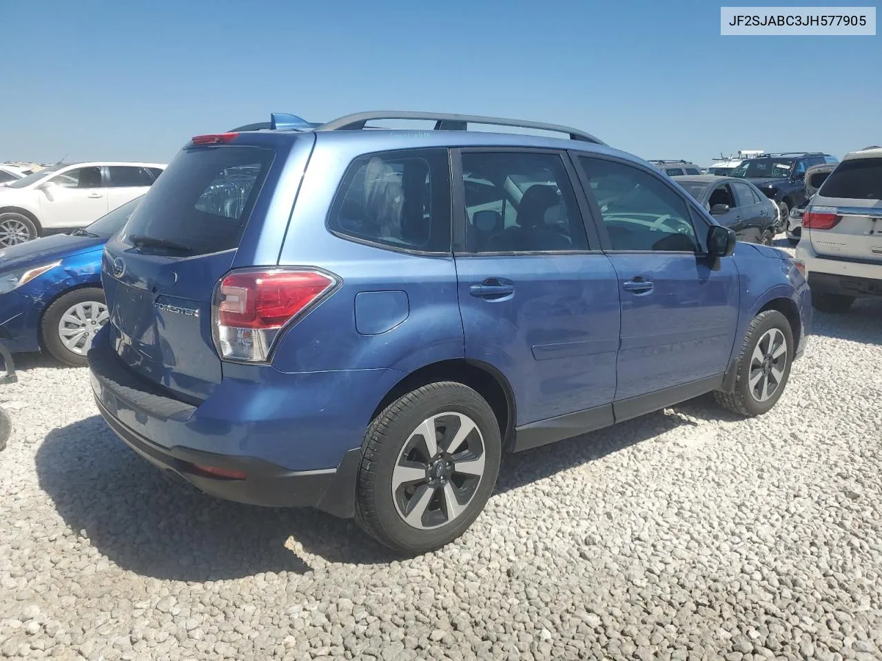 2018 Subaru Forester 2.5I VIN: JF2SJABC3JH577905 Lot: 72234654