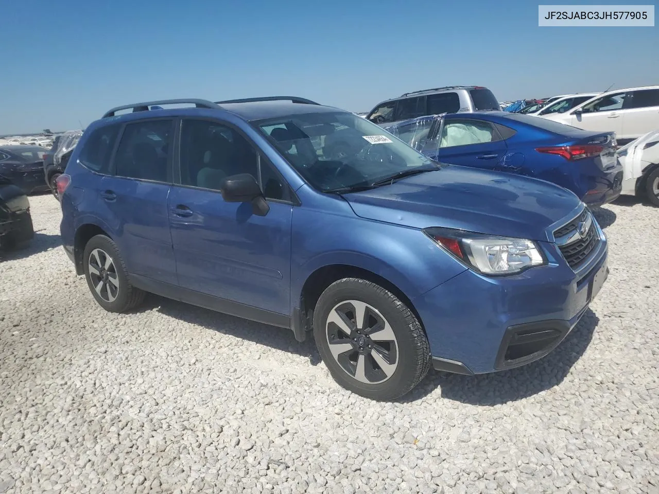 2018 Subaru Forester 2.5I VIN: JF2SJABC3JH577905 Lot: 72234654