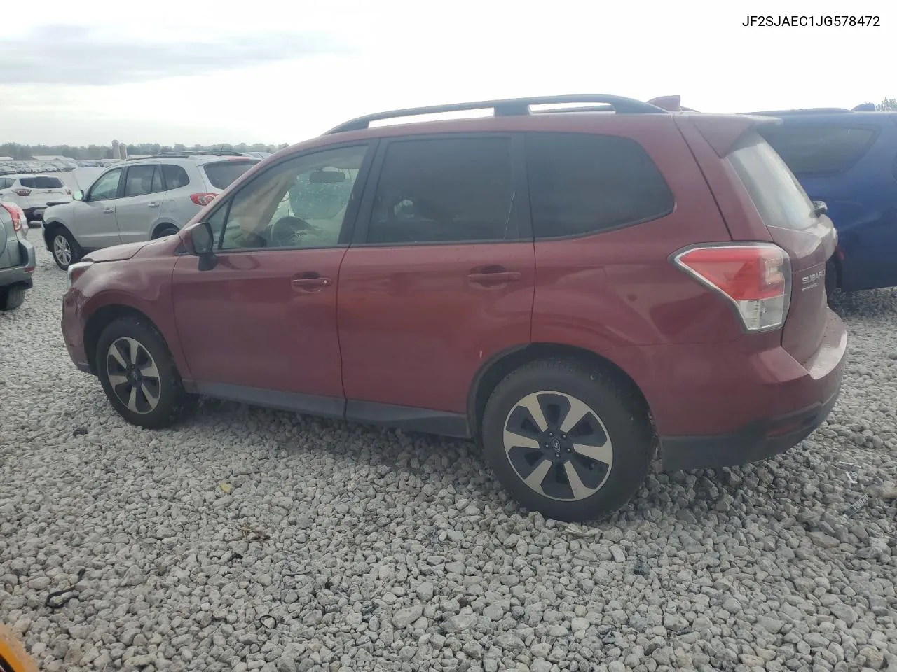 2018 Subaru Forester 2.5I Premium VIN: JF2SJAEC1JG578472 Lot: 72393624