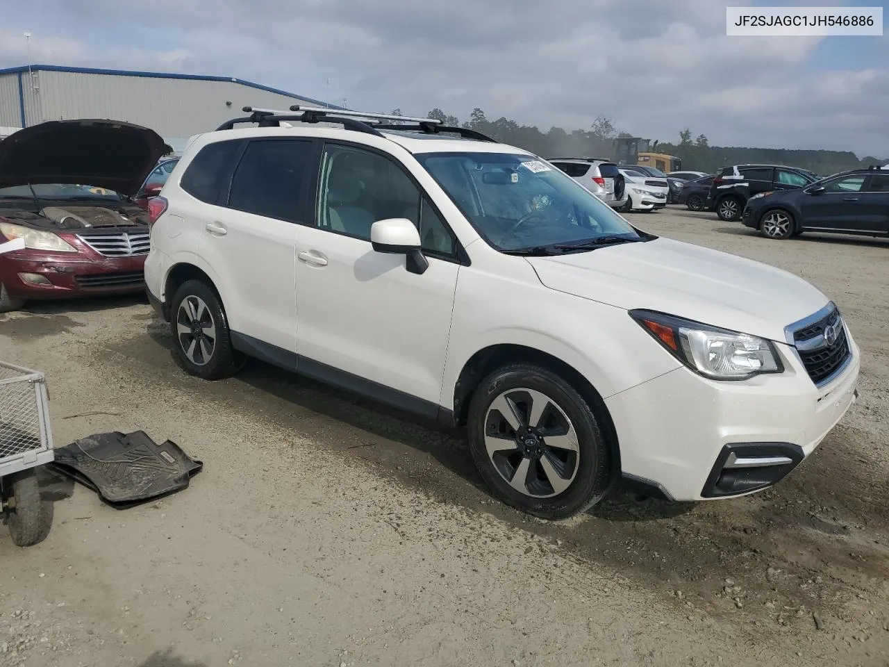 2018 Subaru Forester 2.5I Premium VIN: JF2SJAGC1JH546886 Lot: 72510194