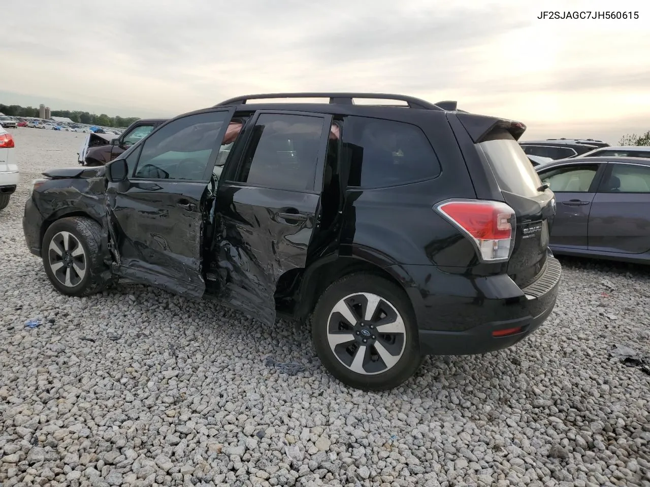 2018 Subaru Forester 2.5I Premium VIN: JF2SJAGC7JH560615 Lot: 72694694