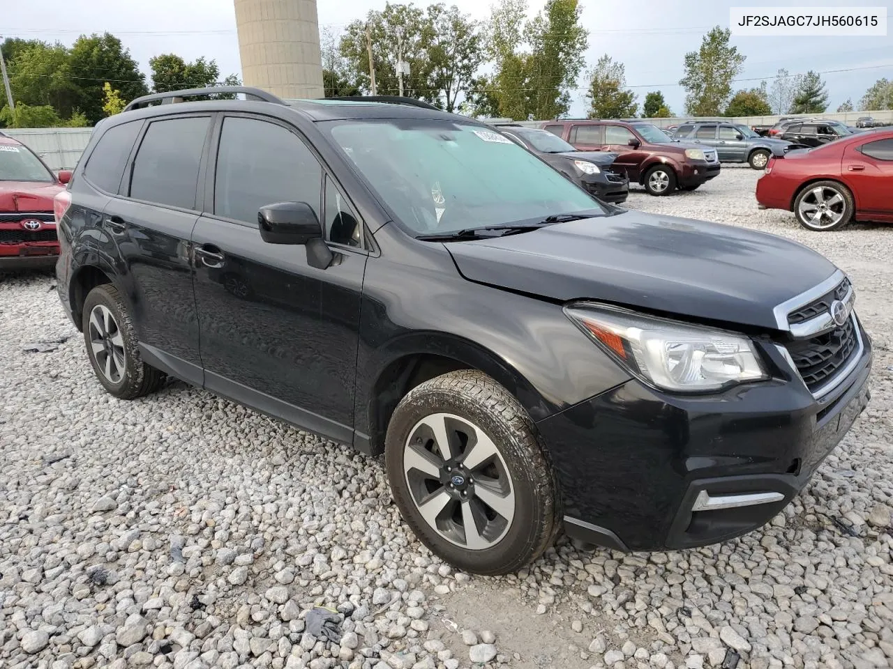 2018 Subaru Forester 2.5I Premium VIN: JF2SJAGC7JH560615 Lot: 72694694