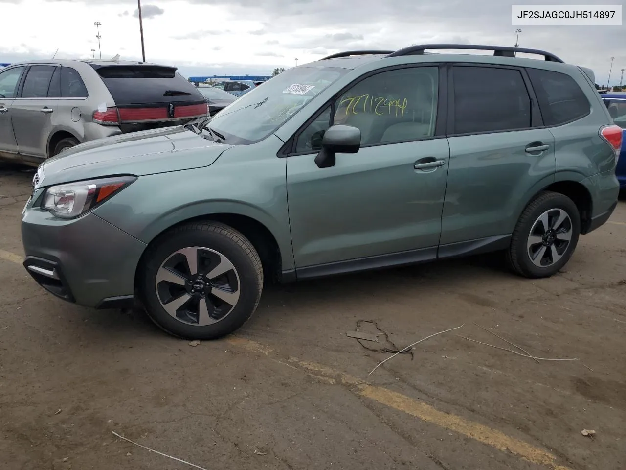 2018 Subaru Forester 2.5I Premium VIN: JF2SJAGC0JH514897 Lot: 72712994