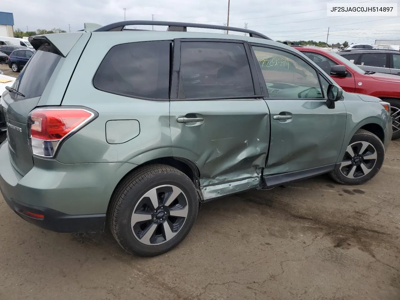 2018 Subaru Forester 2.5I Premium VIN: JF2SJAGC0JH514897 Lot: 72712994