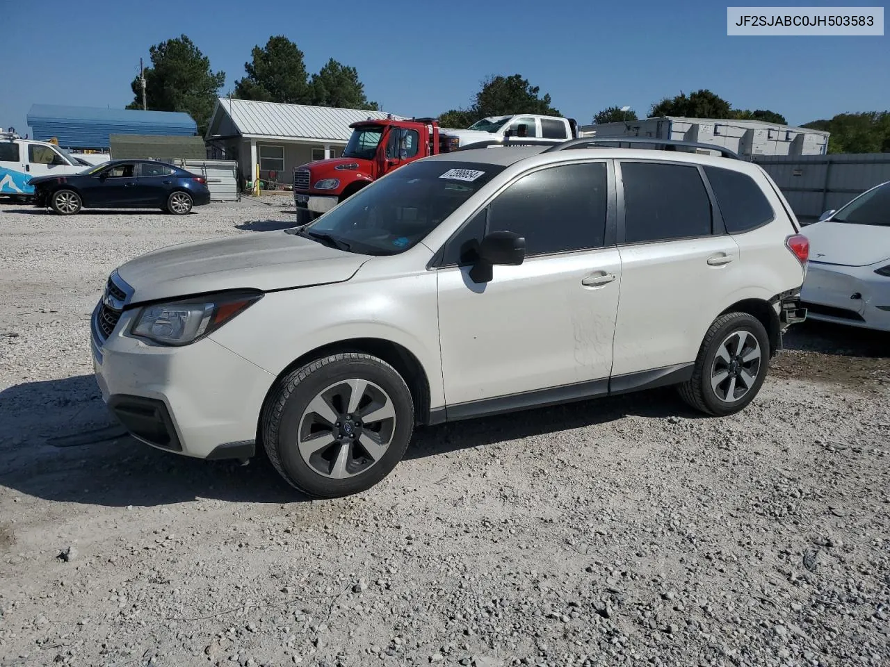 2018 Subaru Forester 2.5I VIN: JF2SJABC0JH503583 Lot: 72998654