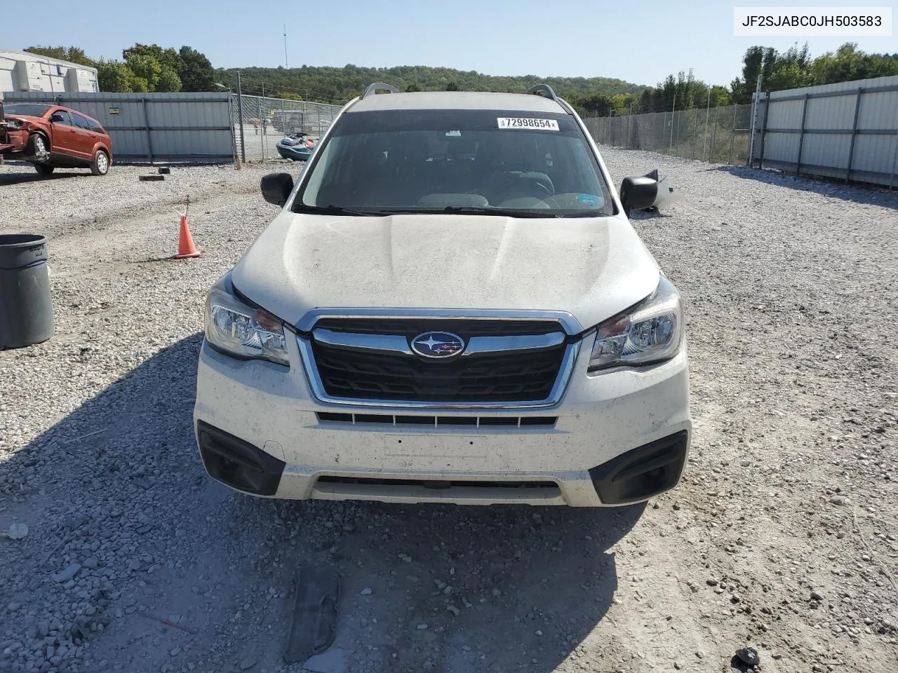 2018 Subaru Forester 2.5I VIN: JF2SJABC0JH503583 Lot: 72998654