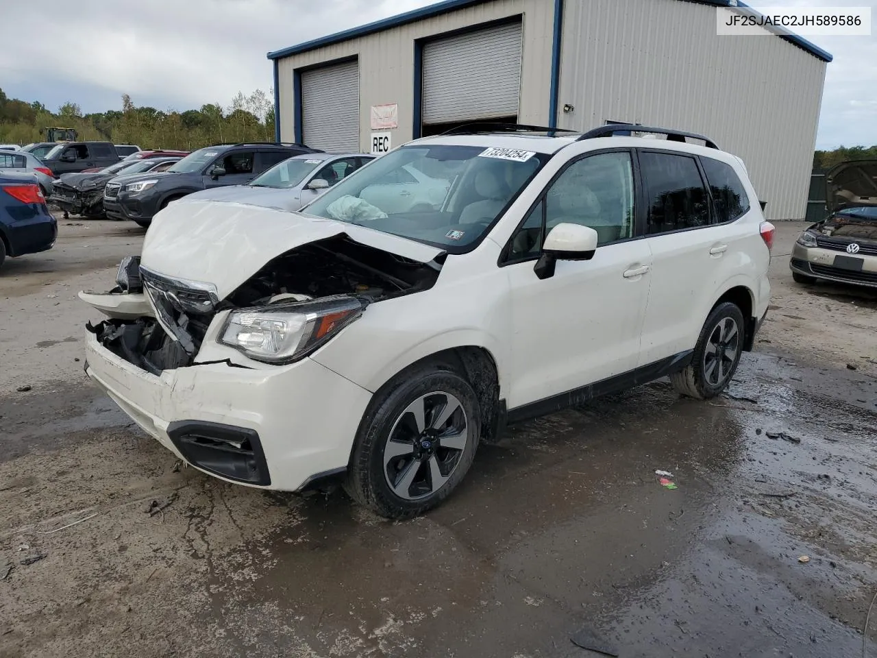 2018 Subaru Forester 2.5I Premium VIN: JF2SJAEC2JH589586 Lot: 73204254